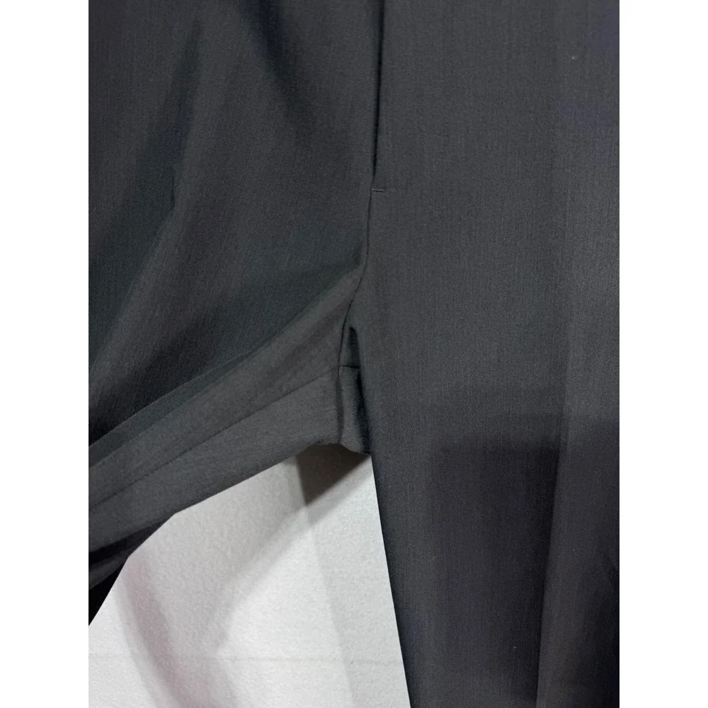 IZOD 36x34 Dark Gray Dress Pants Men's Business Straight Leg Stretch Flat‎ Front